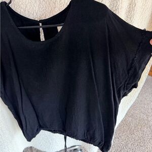 Umgee Black Crop Top